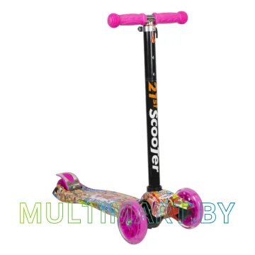 Самокат 21st Scooter Maxi PK 036Z3 (розовый) картинка 2